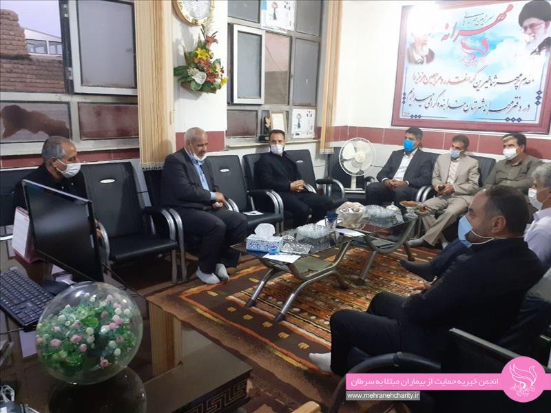 برگزاری جلسه با حضور شهردار محترم و رئیس و اعضای شورای اسلامی شهر قیدار