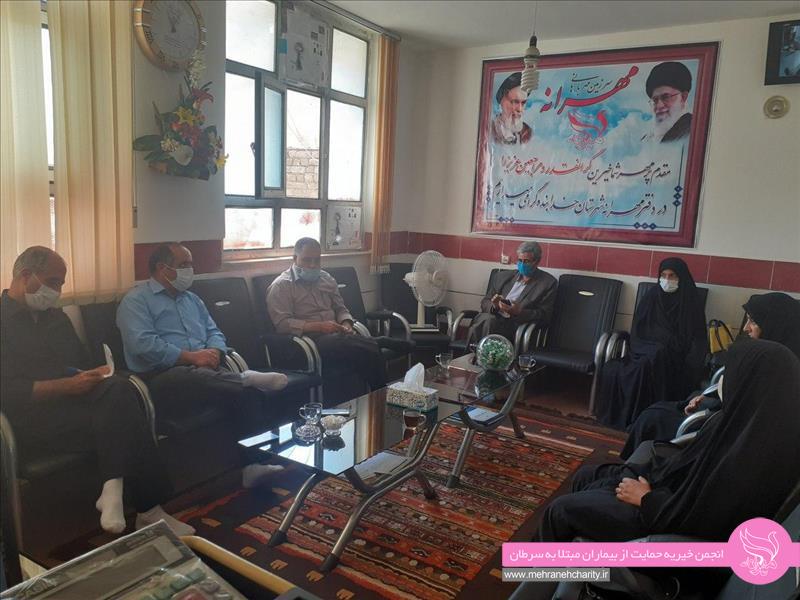برگزاری جلسه ی مدیر اجرایی مهرانه شهرستان خدابنده با دفاتر زیر مجموعه