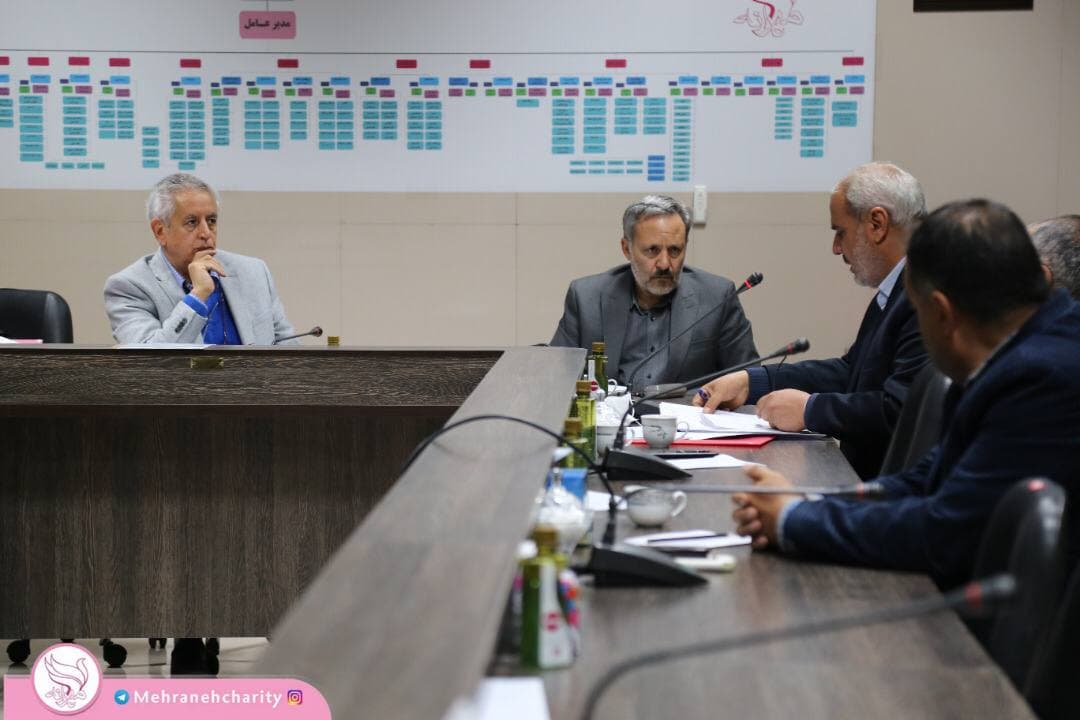 جلسه خیرین دفتر مهرانه قیدار با حضور مدیر عامل