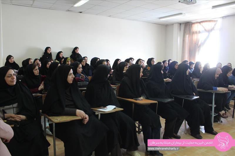 حضور مبلغان سلامت مهرانه در هنرستان نساء شهرستان تکاب آذربایجان غربی