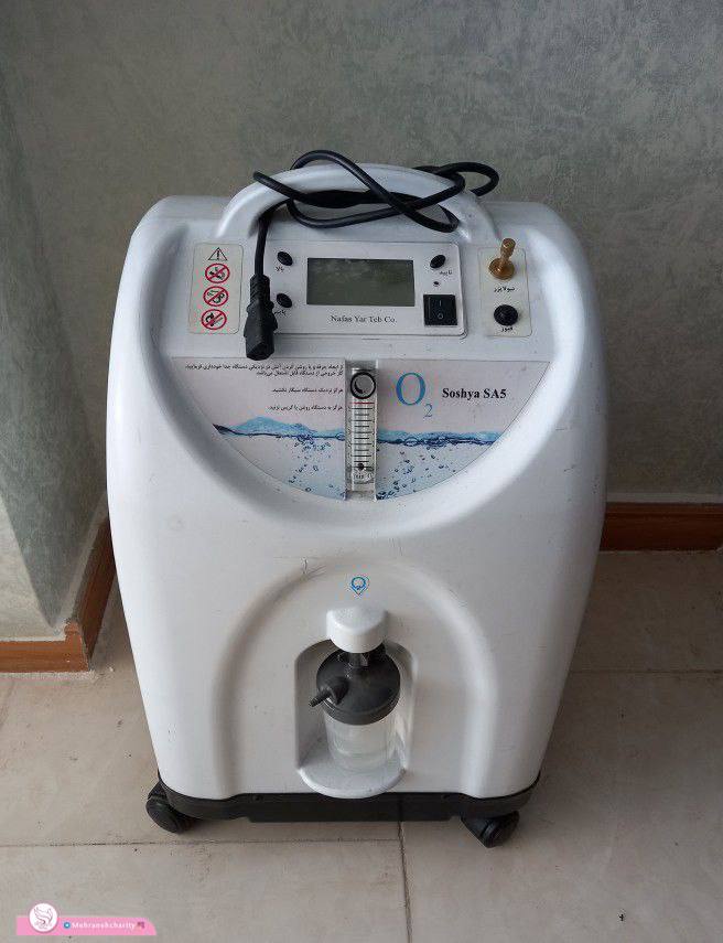 اهداء یک عدد دستگاه اکسیژن ساز ۱۰ لیتری سوشیا