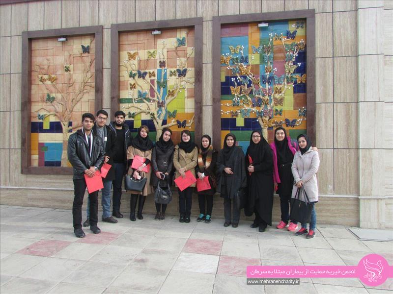 بازدید جمعی از دانشجویان پرستاری دانشگاه آزاد از کلینیک رادیوتراپی مهرانه در تاریخ 2 دی 1395