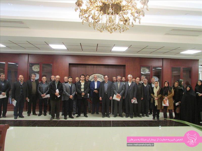 بازدید اعضای هیئت اجرایی دفتر مهرانه در شهرستان تکاب استان آذربایجان غربی از کلینیک تخصصی این انجمن