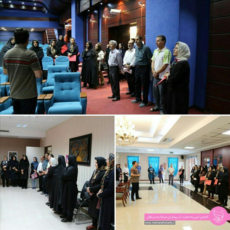 جمعی از خانواده های خیران کمیته های مددکاری و بانوان #مهرانه روز جمعه 2 تیرماه 96 از کلینیک رادیوتراپی این مجموعه بازدید کردند.