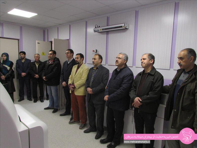 بازدید ورزشکاران و اعضای باشگاه شهید میری از کلینیک رادیو تراپی #مهرانه در 21 بهمن 1395